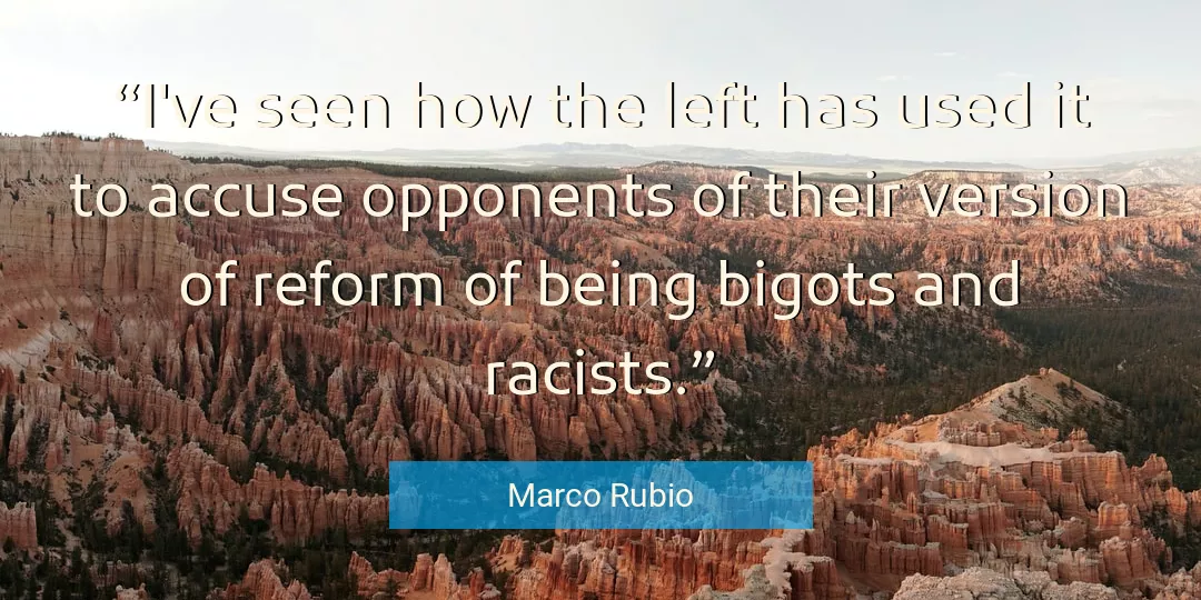 Quote About Being By Marco Rubio