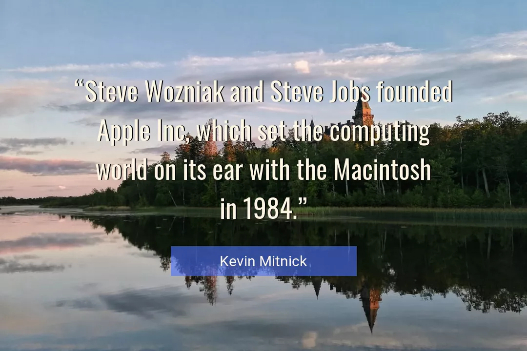 Quote About World By Kevin Mitnick