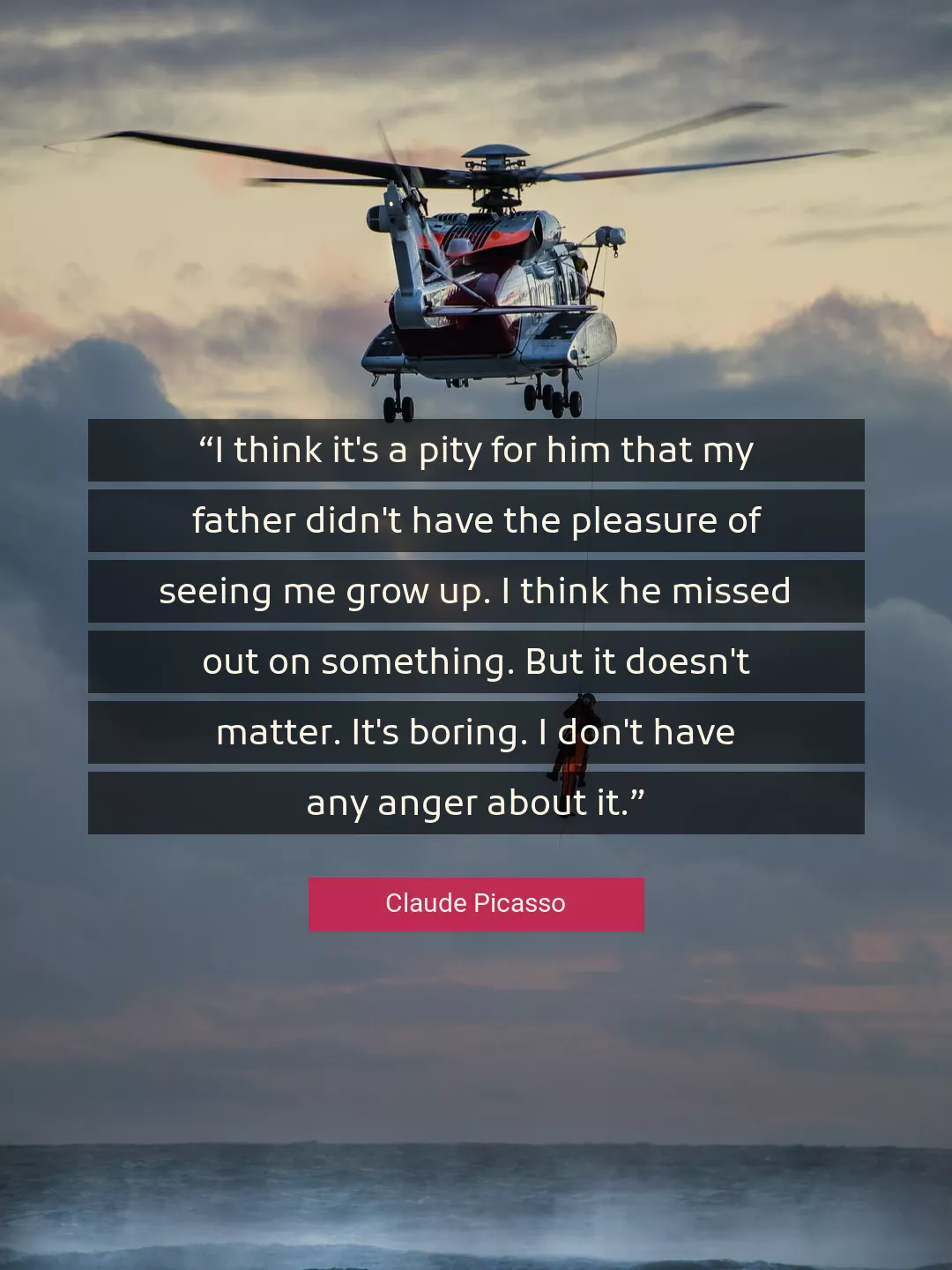 Quote About Me By Claude Picasso