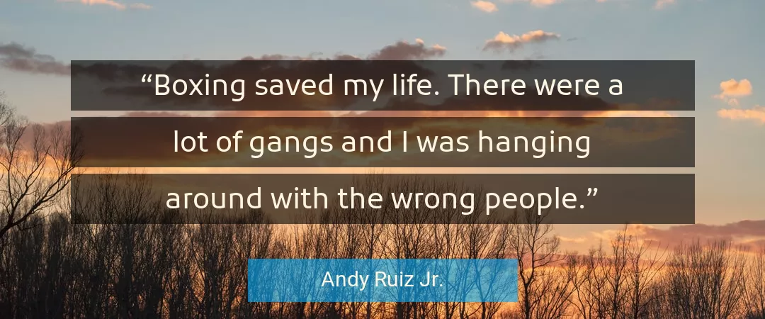 Quote About Life By Andy Ruiz Jr.