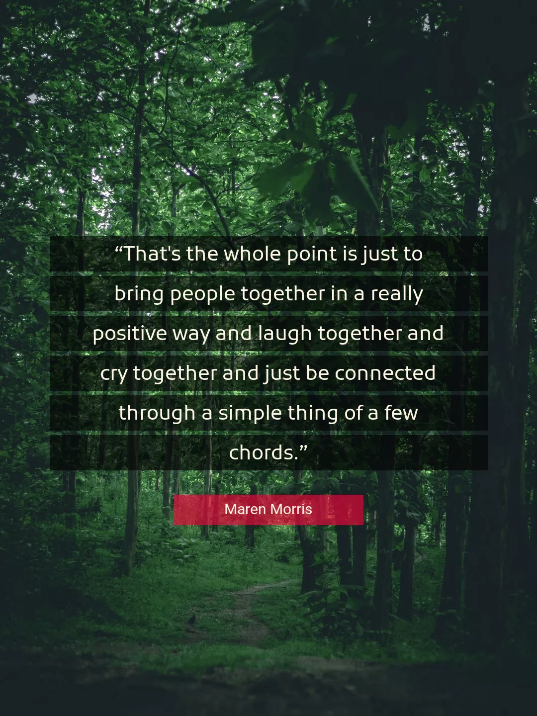 Quote About Positive By Maren Morris