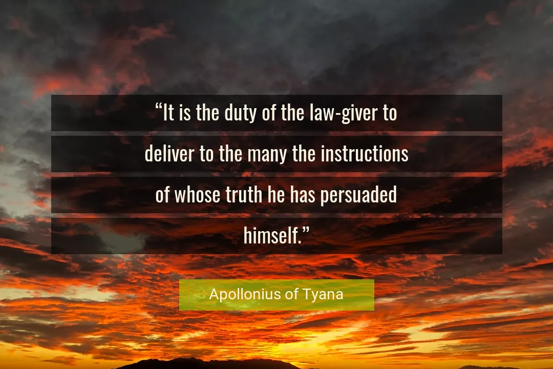 Quote About Truth By Apollonius of Tyana
