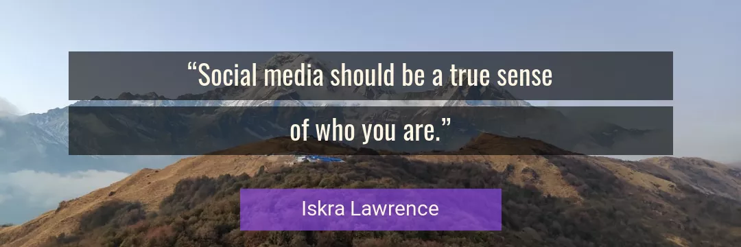 Quote About You By Iskra Lawrence
