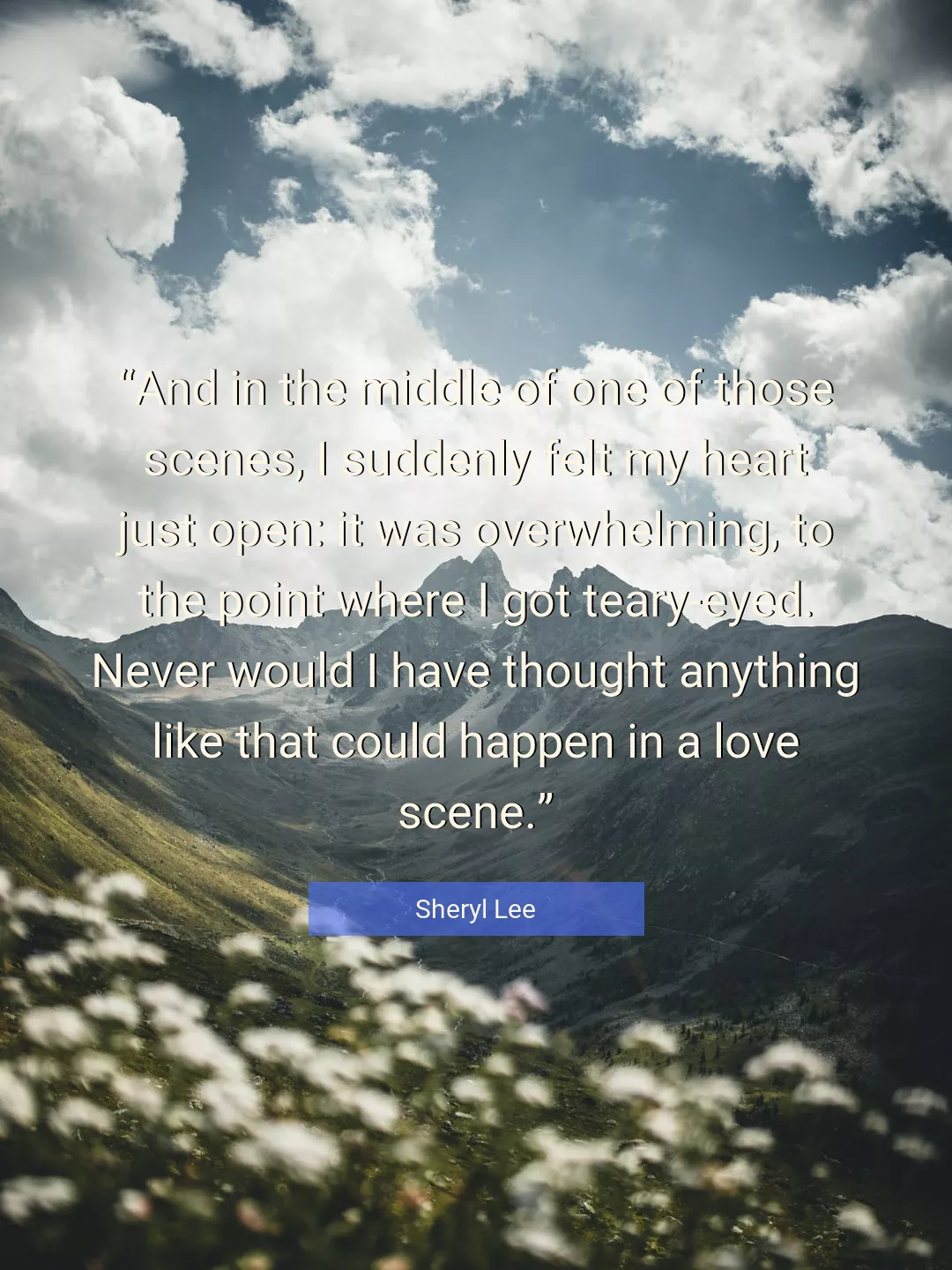 Quote About Love By Sheryl Lee
