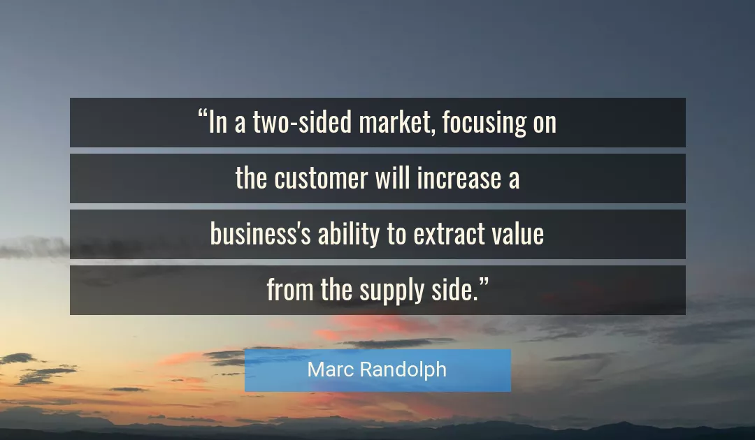 Quote About Business By Marc Randolph