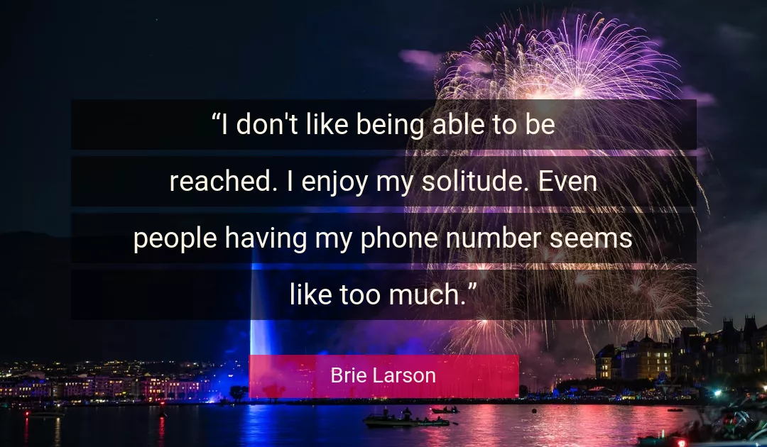 Quote About People By Brie Larson
