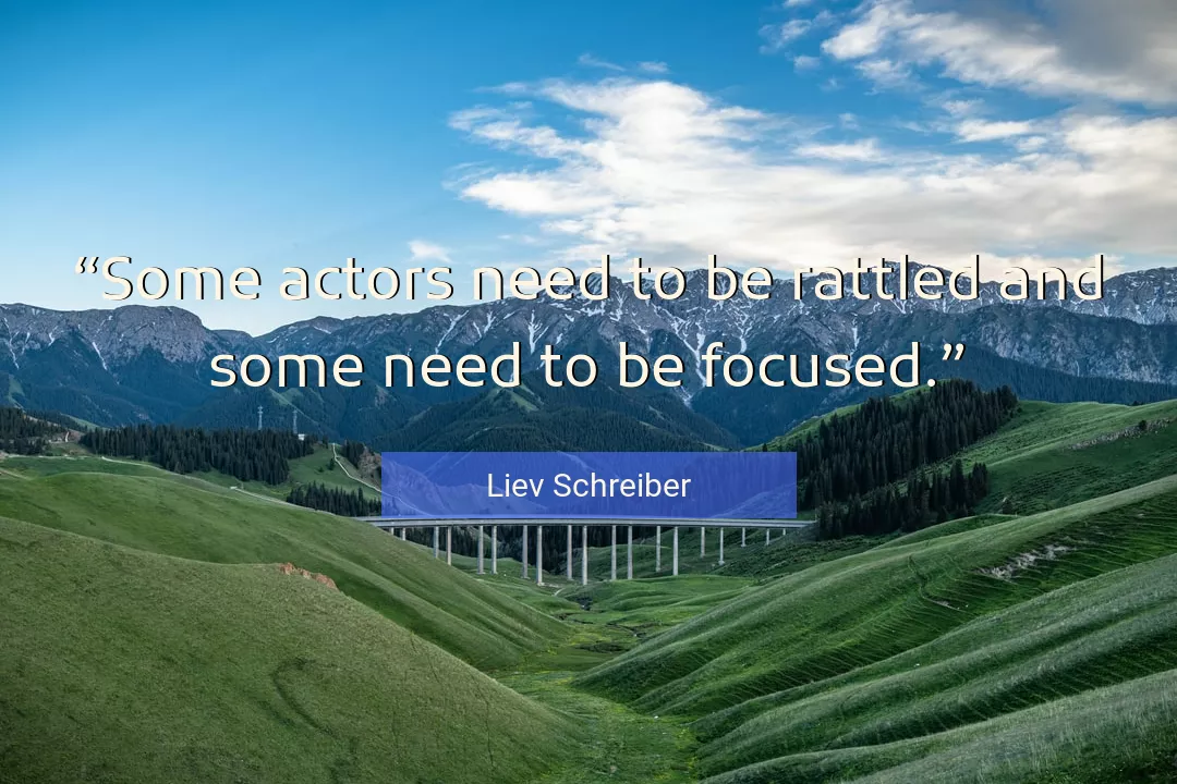 Quote About Need By Liev Schreiber
