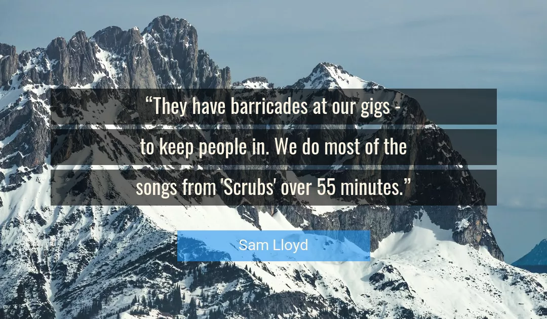 Quote About People By Sam Lloyd