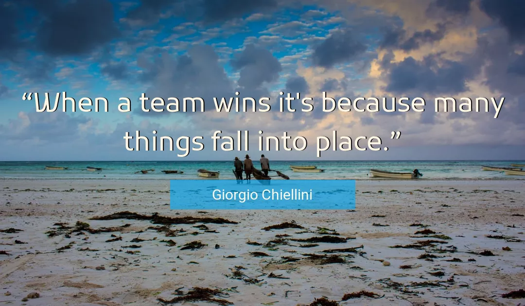 Quote About Fall By Giorgio Chiellini