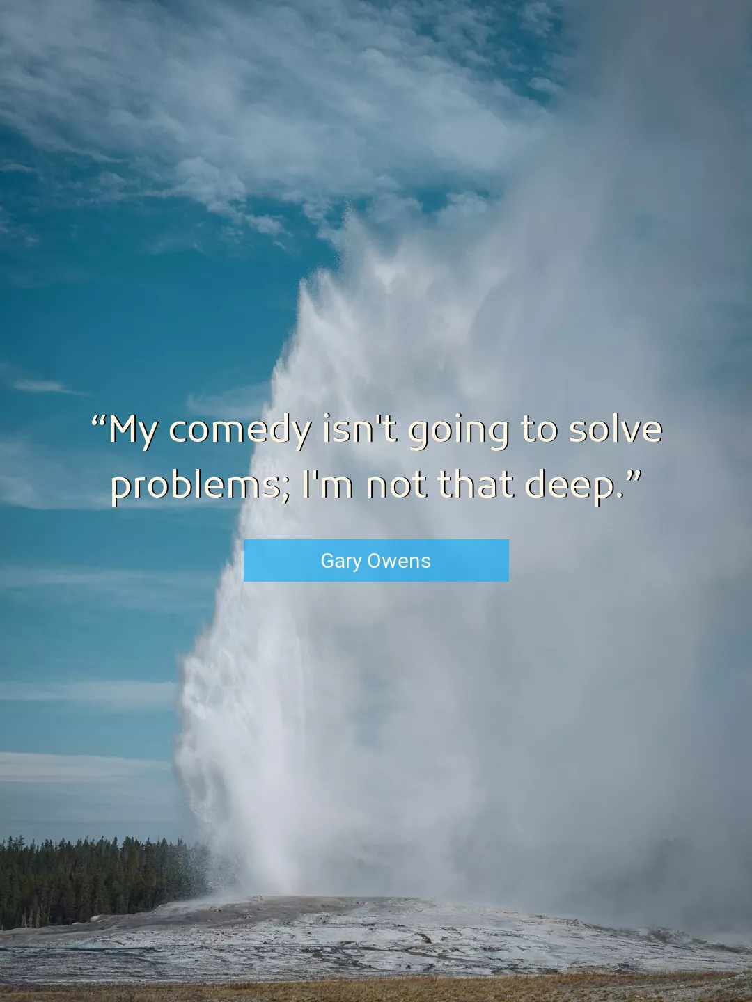 Quote About Problems By Gary Owens