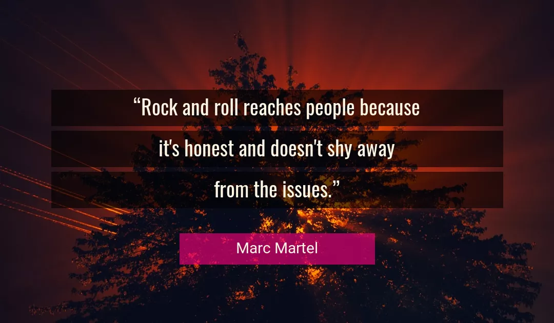 Quote About People By Marc Martel