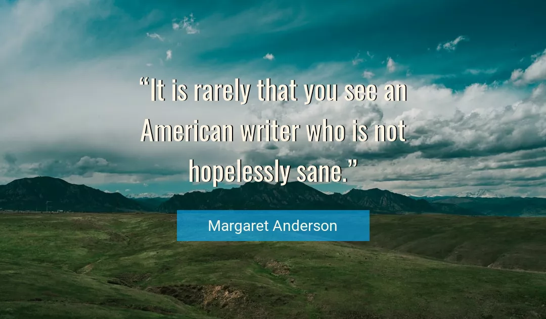 Quote About You By Margaret Anderson