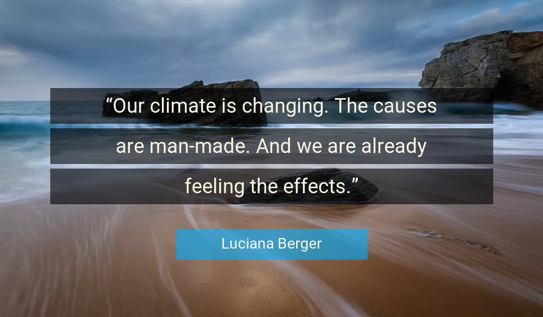 Quote About Feeling By Luciana Berger
