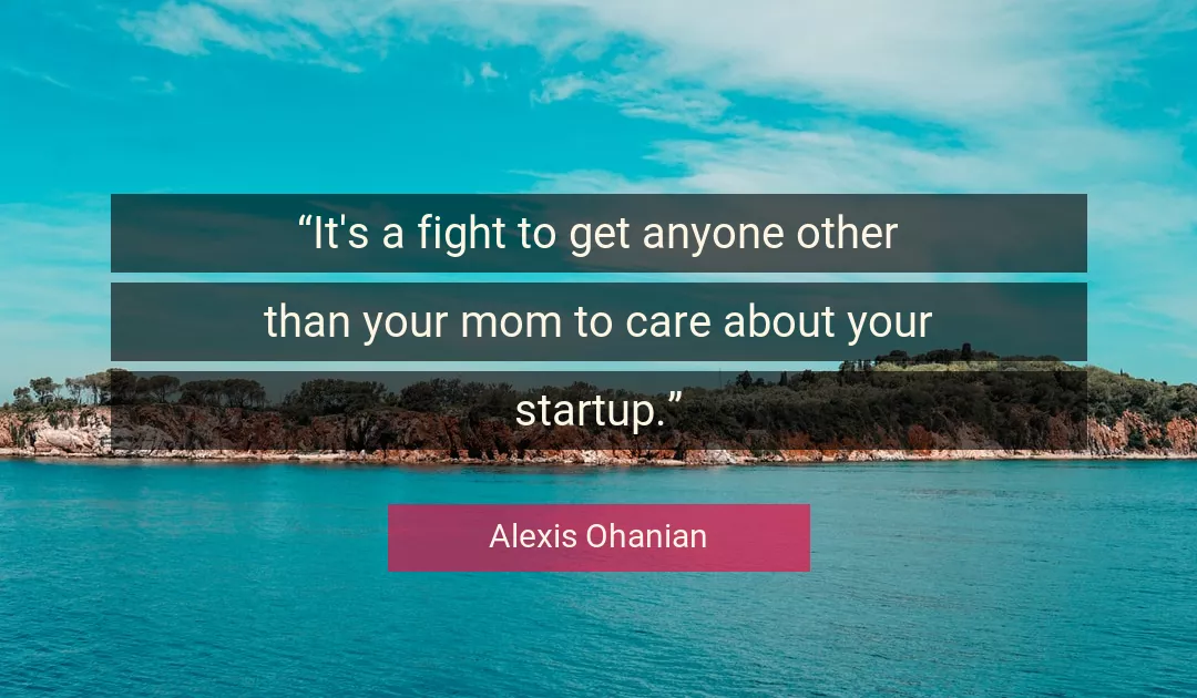 Quote About Fight By Alexis Ohanian