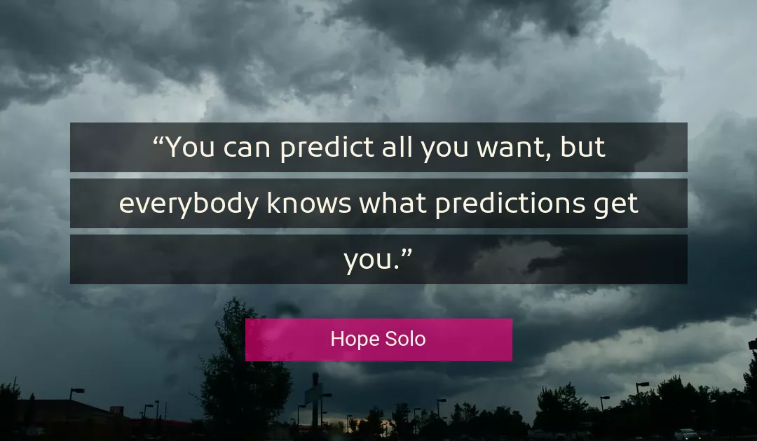 Quote About You By Hope Solo