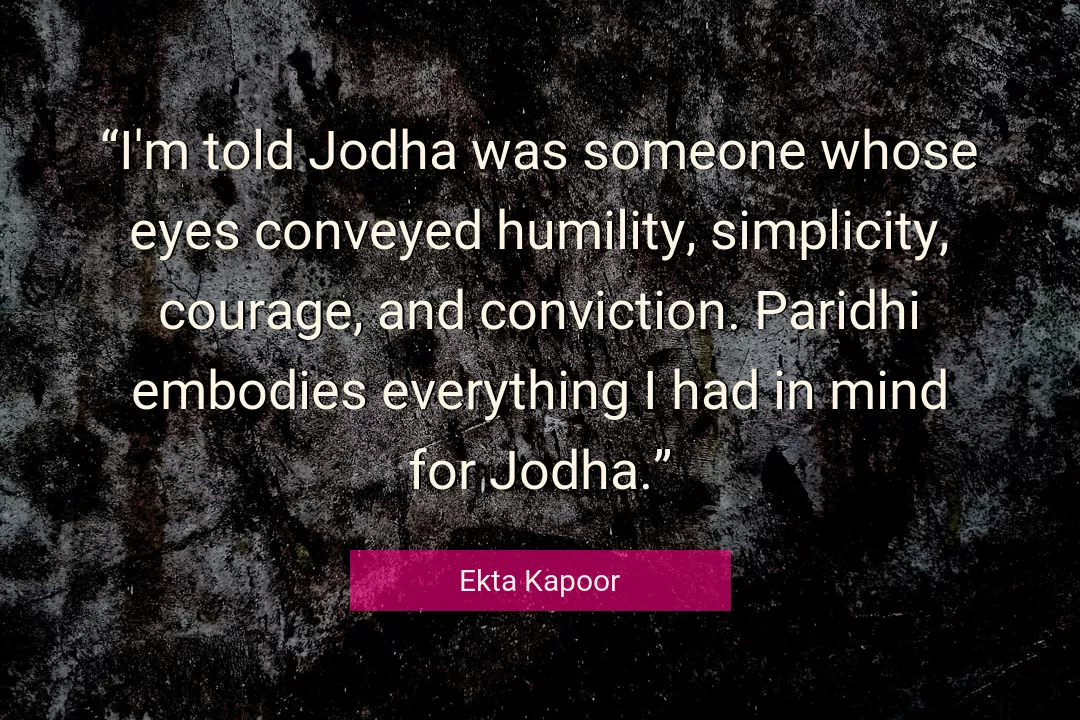 Quote About Eyes By Ekta Kapoor