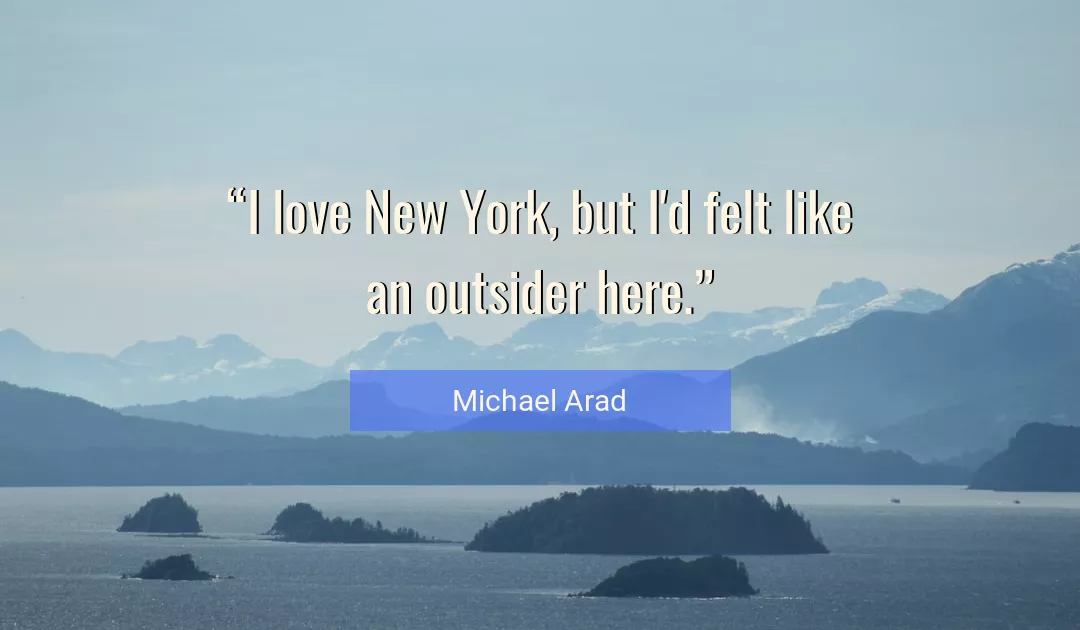 Quote About Love By Michael Arad