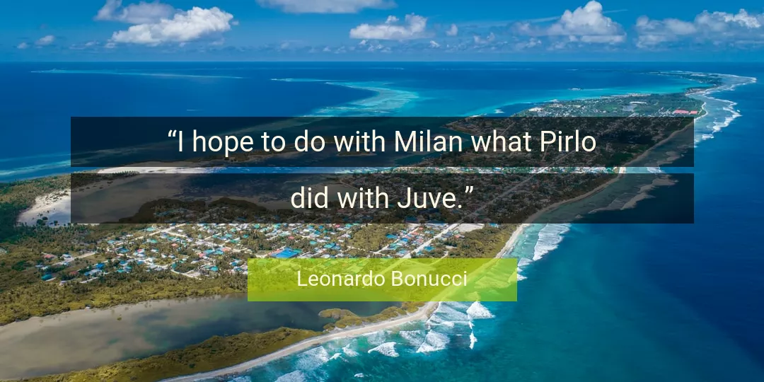 Quote About Hope By Leonardo Bonucci