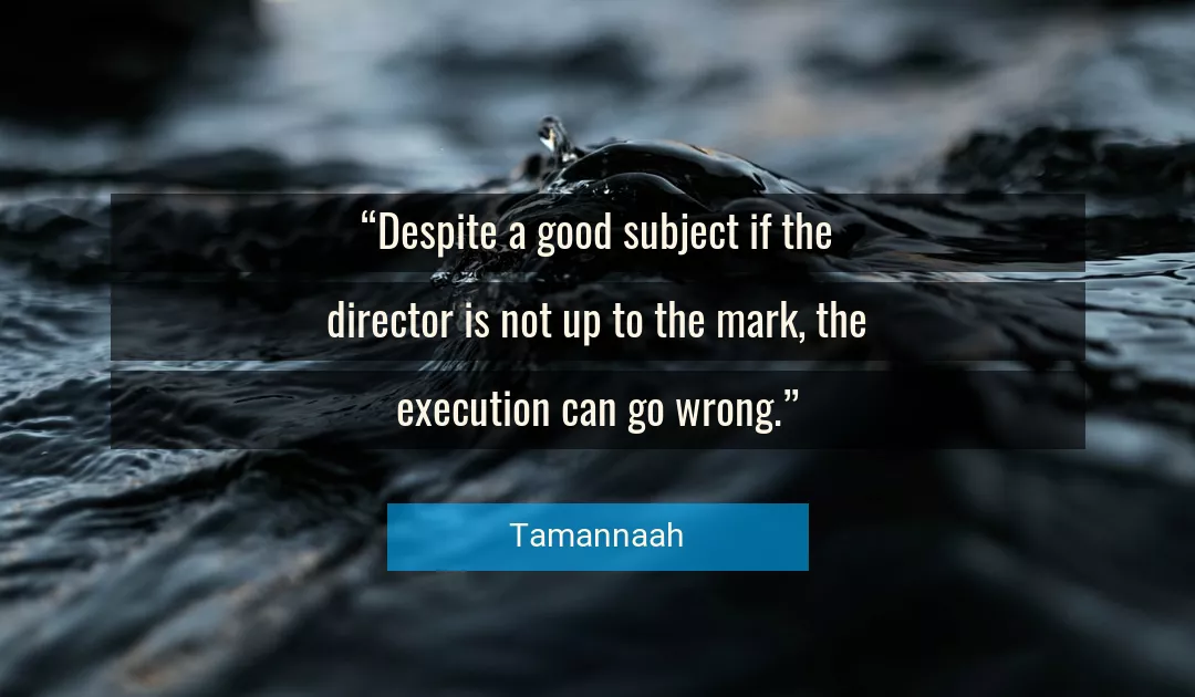 Quote About Good By Tamannaah