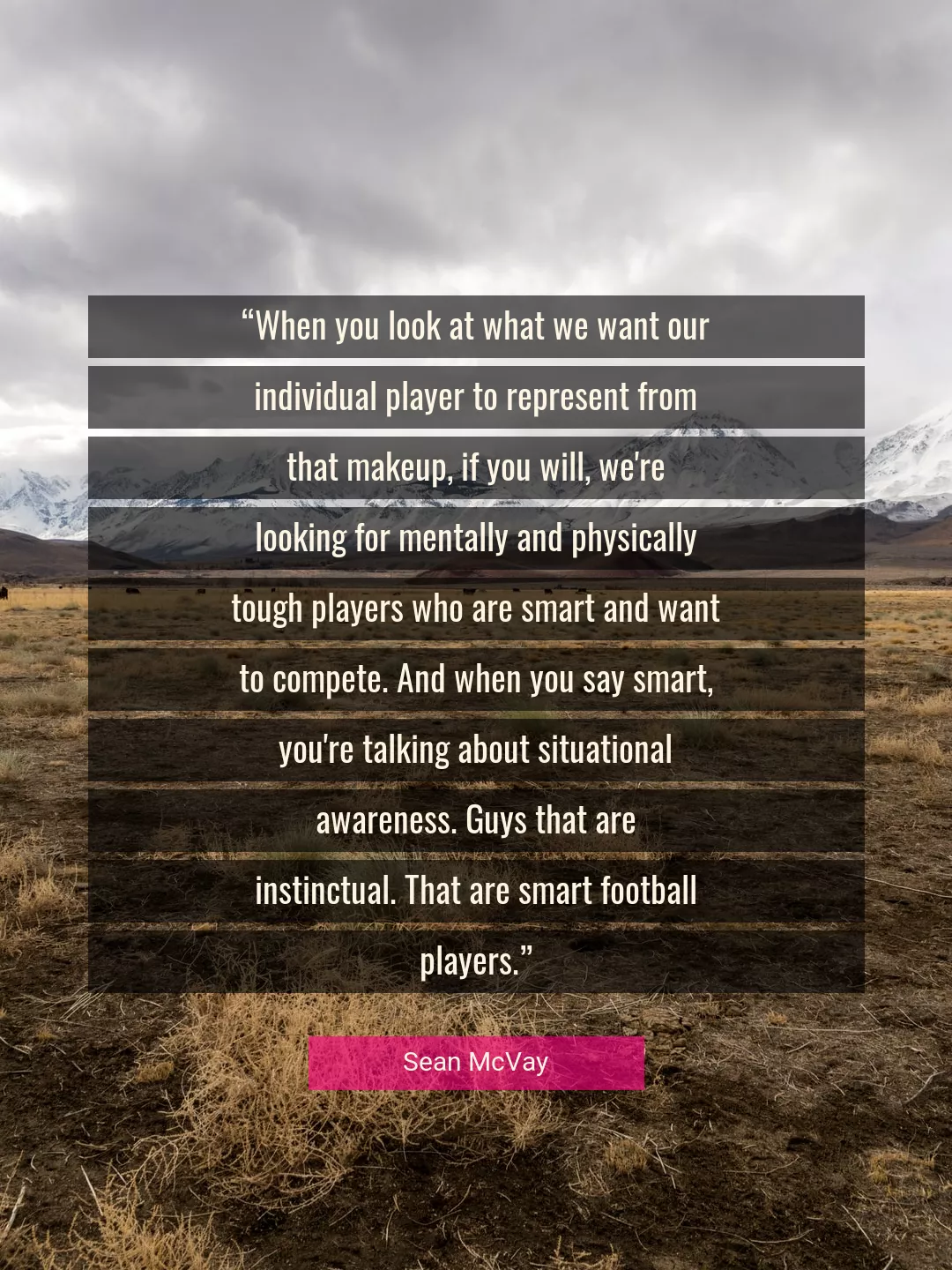 Quote About You By Sean McVay