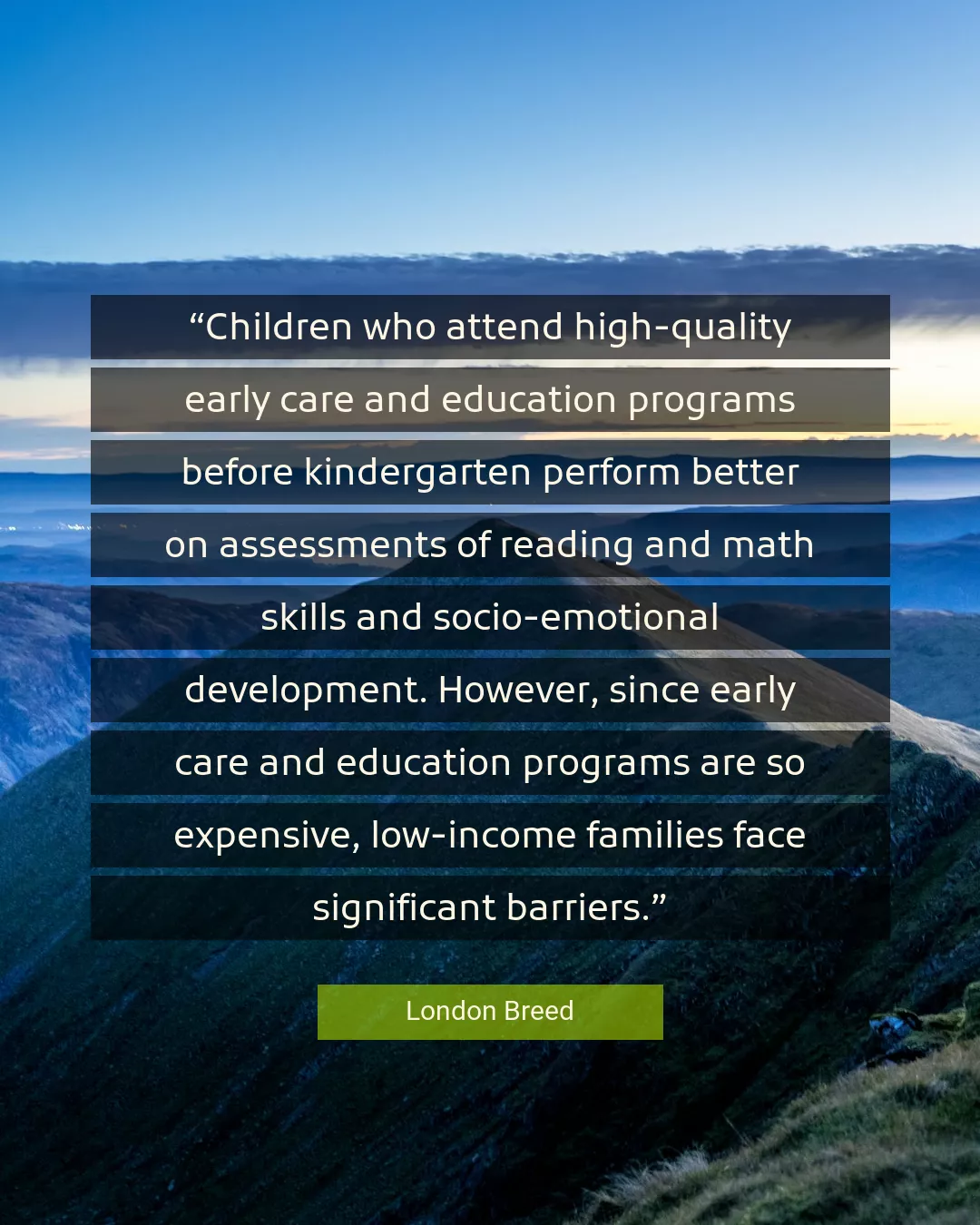 Quote About Education By London Breed