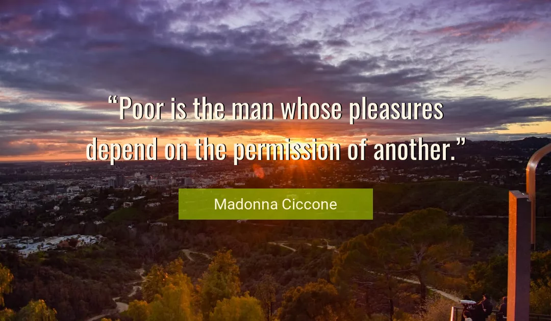 Quote About Man By Madonna Ciccone