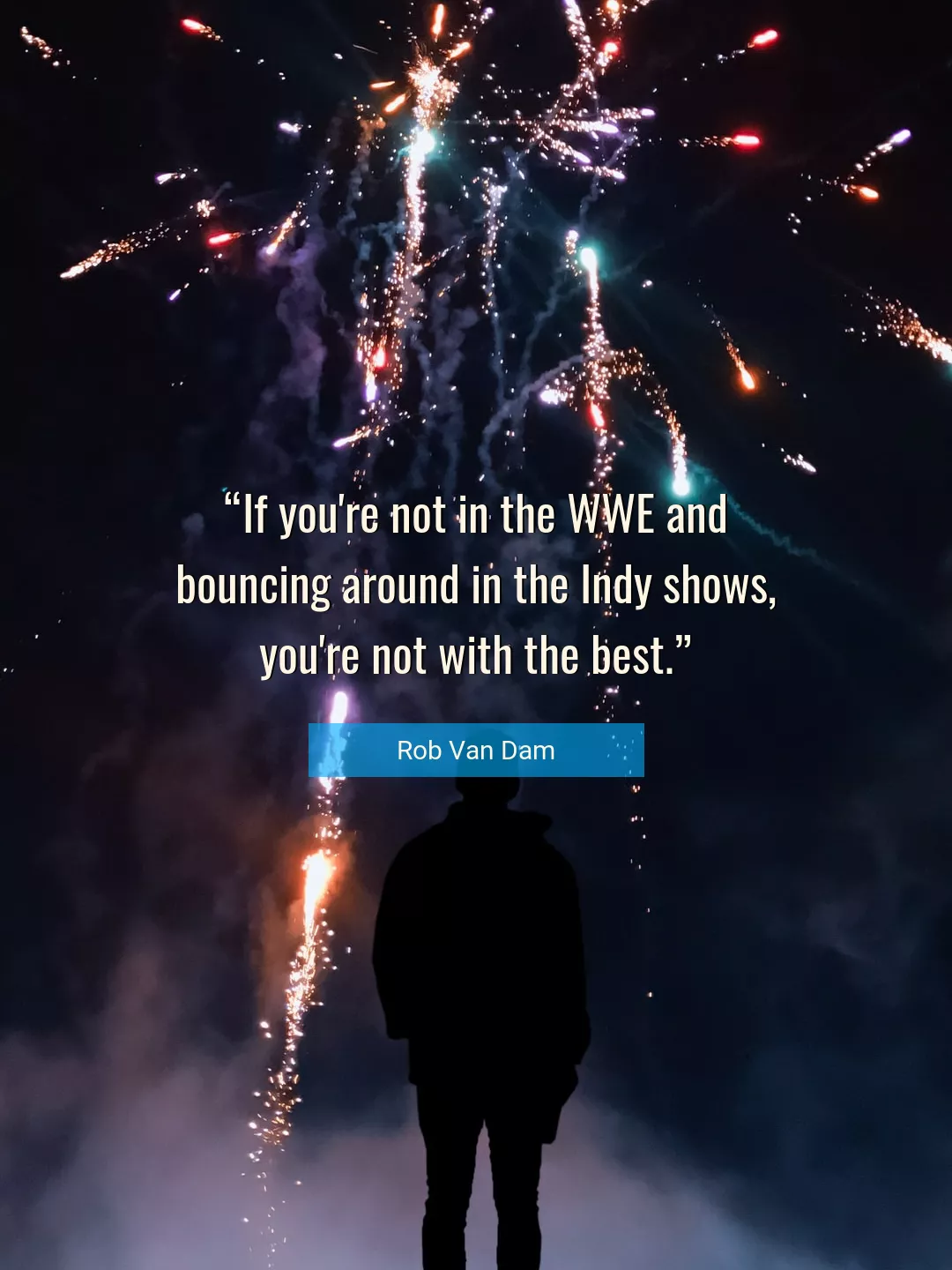 Quote About Best By Rob Van Dam