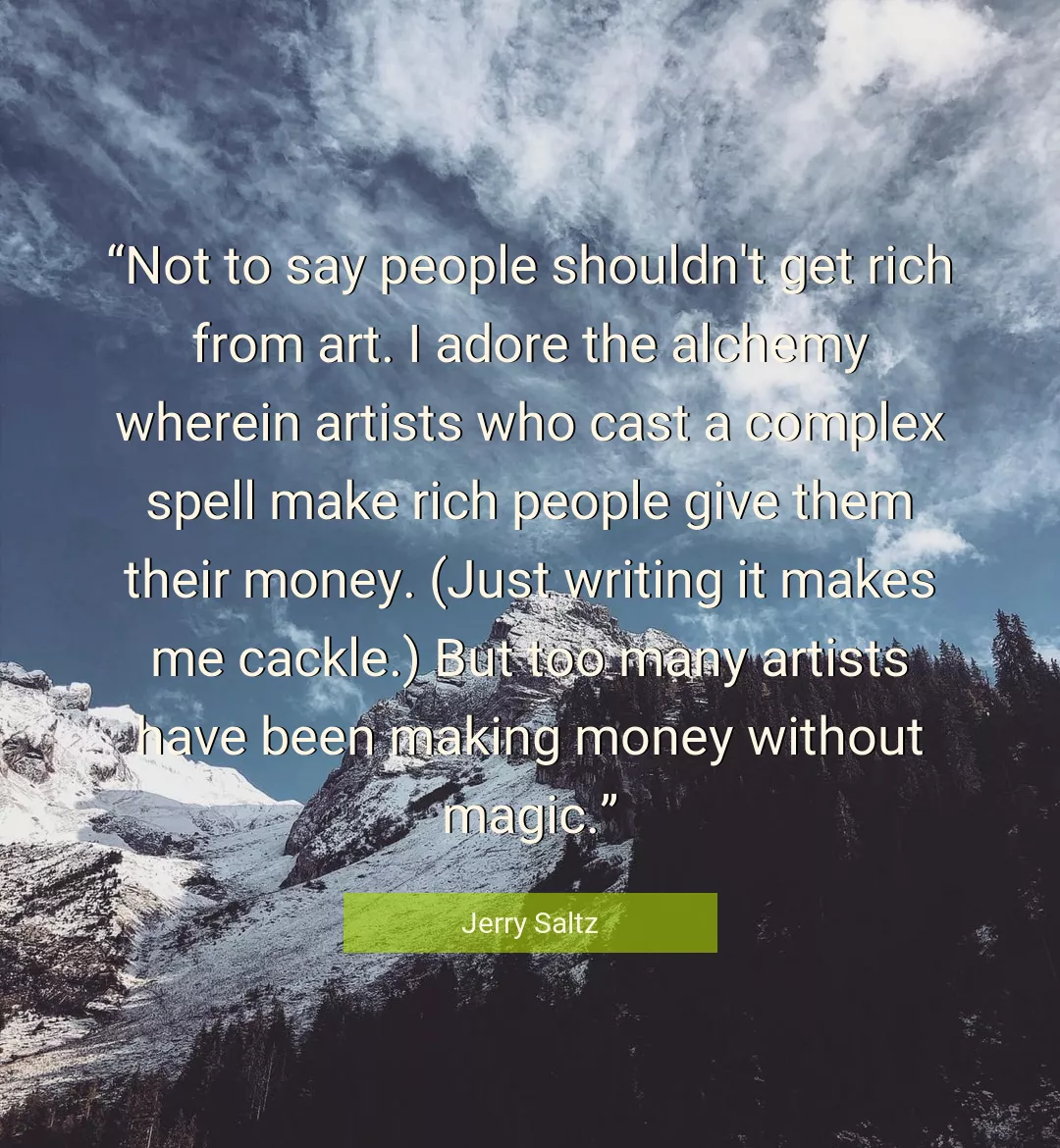 Quote About Art By Jerry Saltz