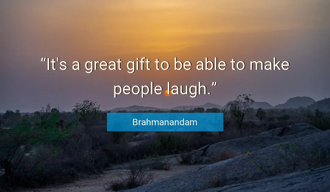 Quote About Great By Brahmanandam
