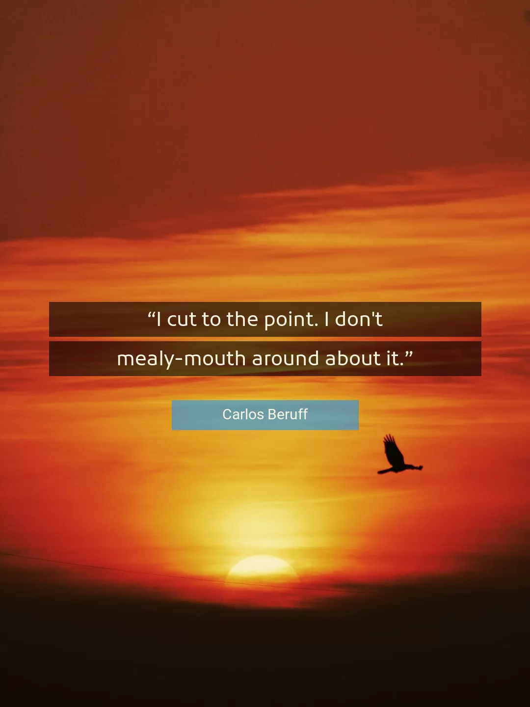 Quote About Point By Carlos Beruff