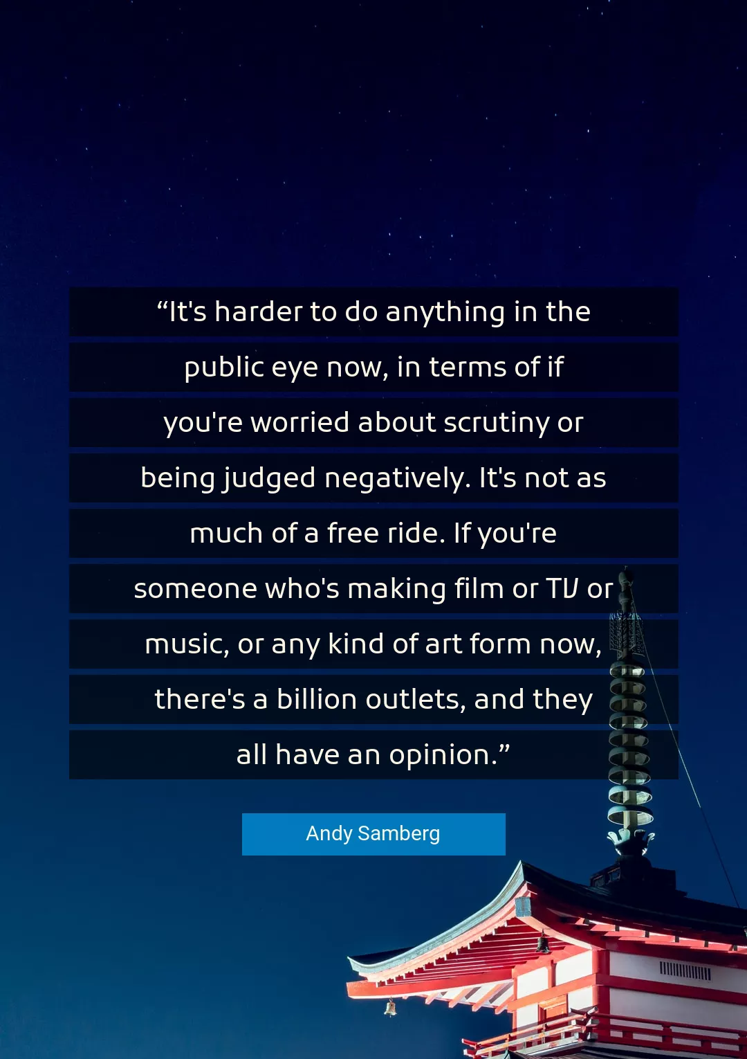 Quote About Art By Andy Samberg