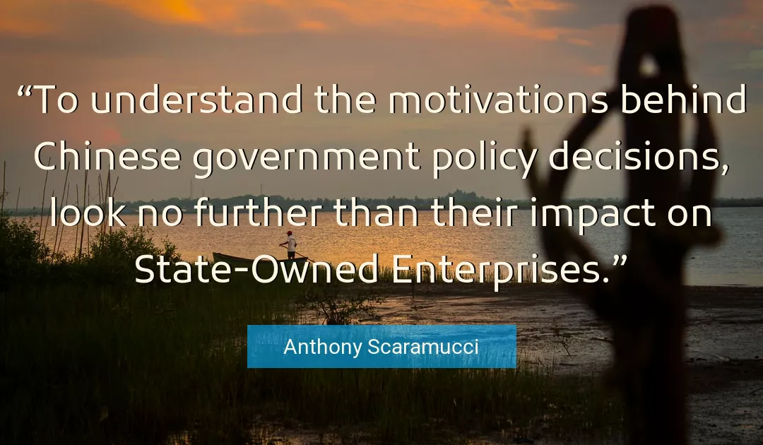 Quote About Government By Anthony Scaramucci