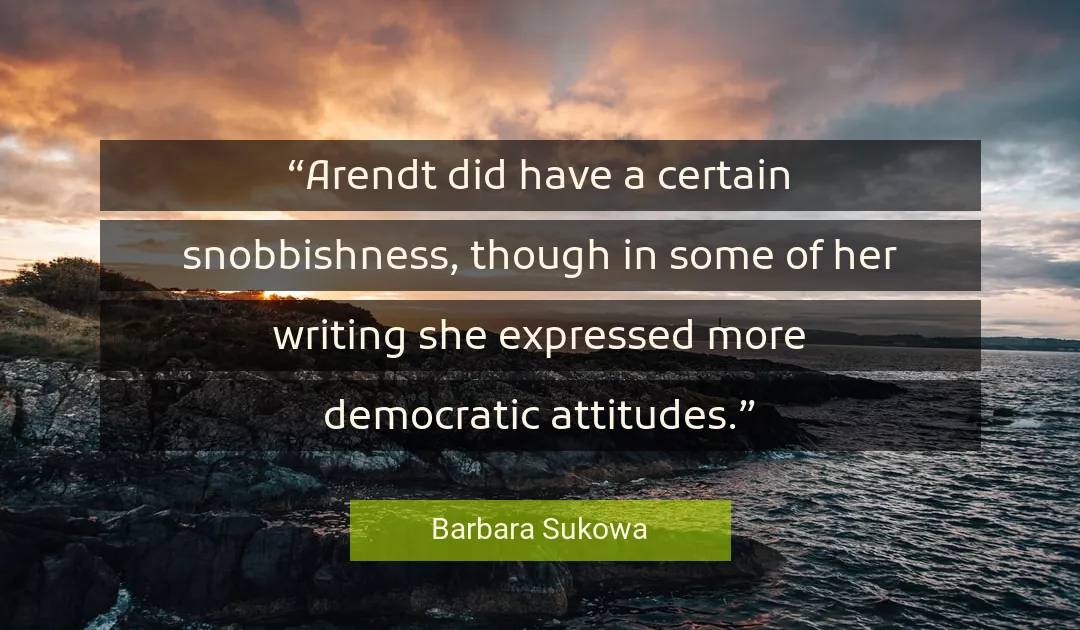 Quote About More By Barbara Sukowa