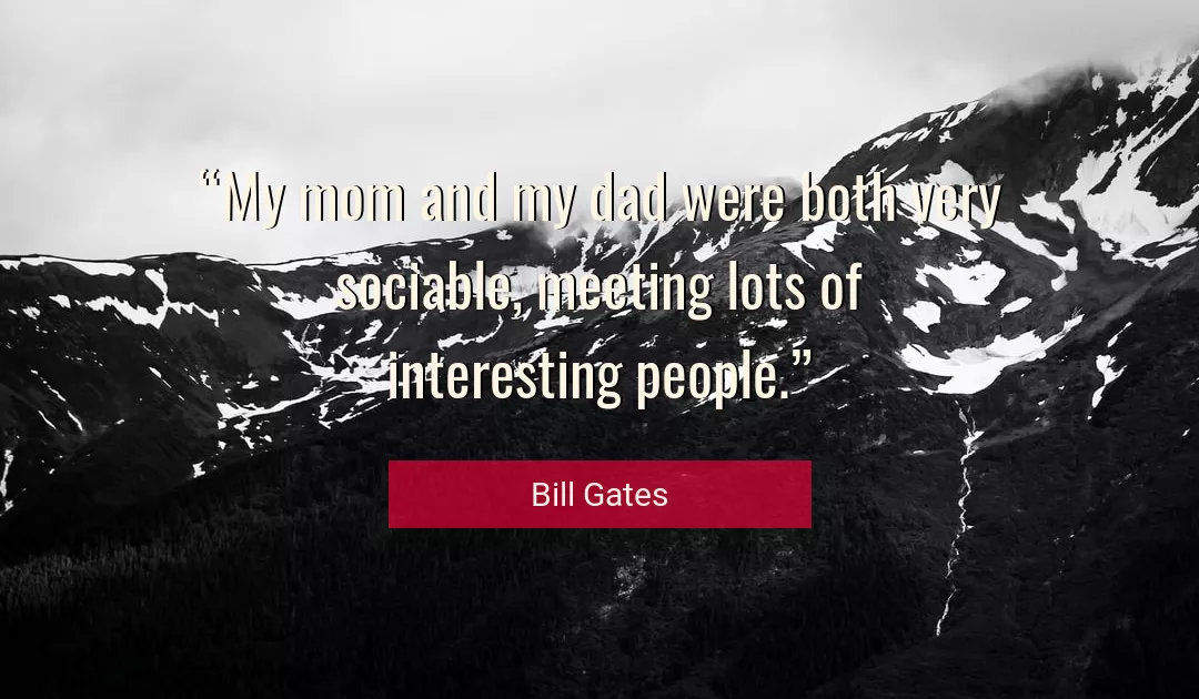 Quote About People By Bill Gates