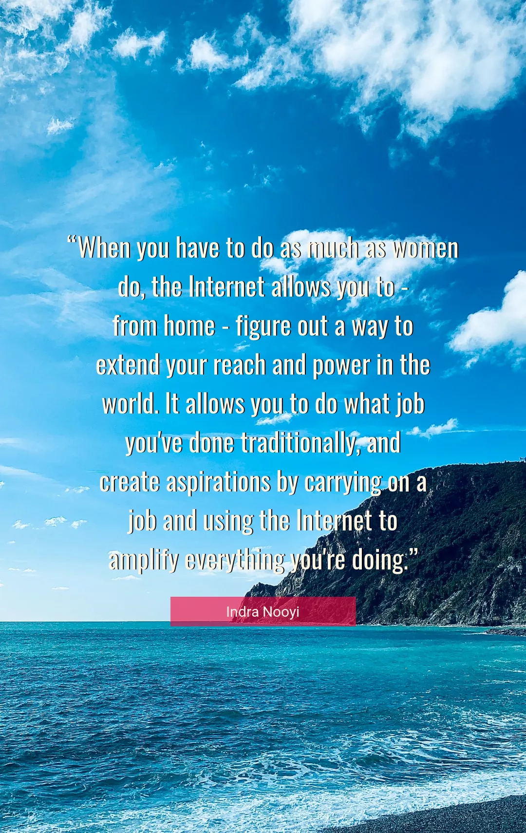 Quote About Women By Indra Nooyi