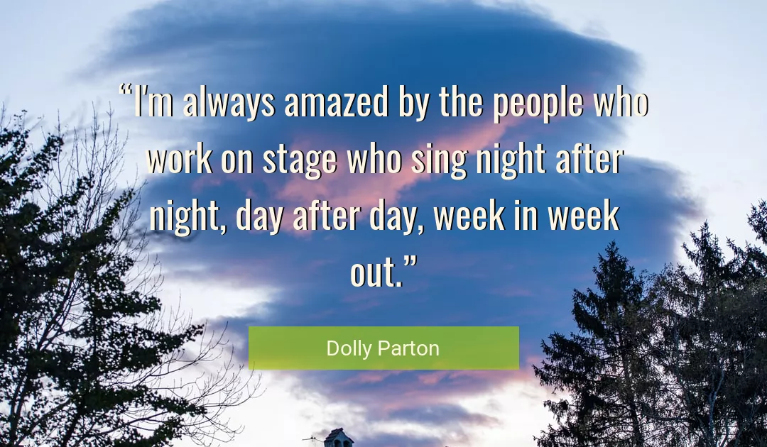 Quote About Work By Dolly Parton