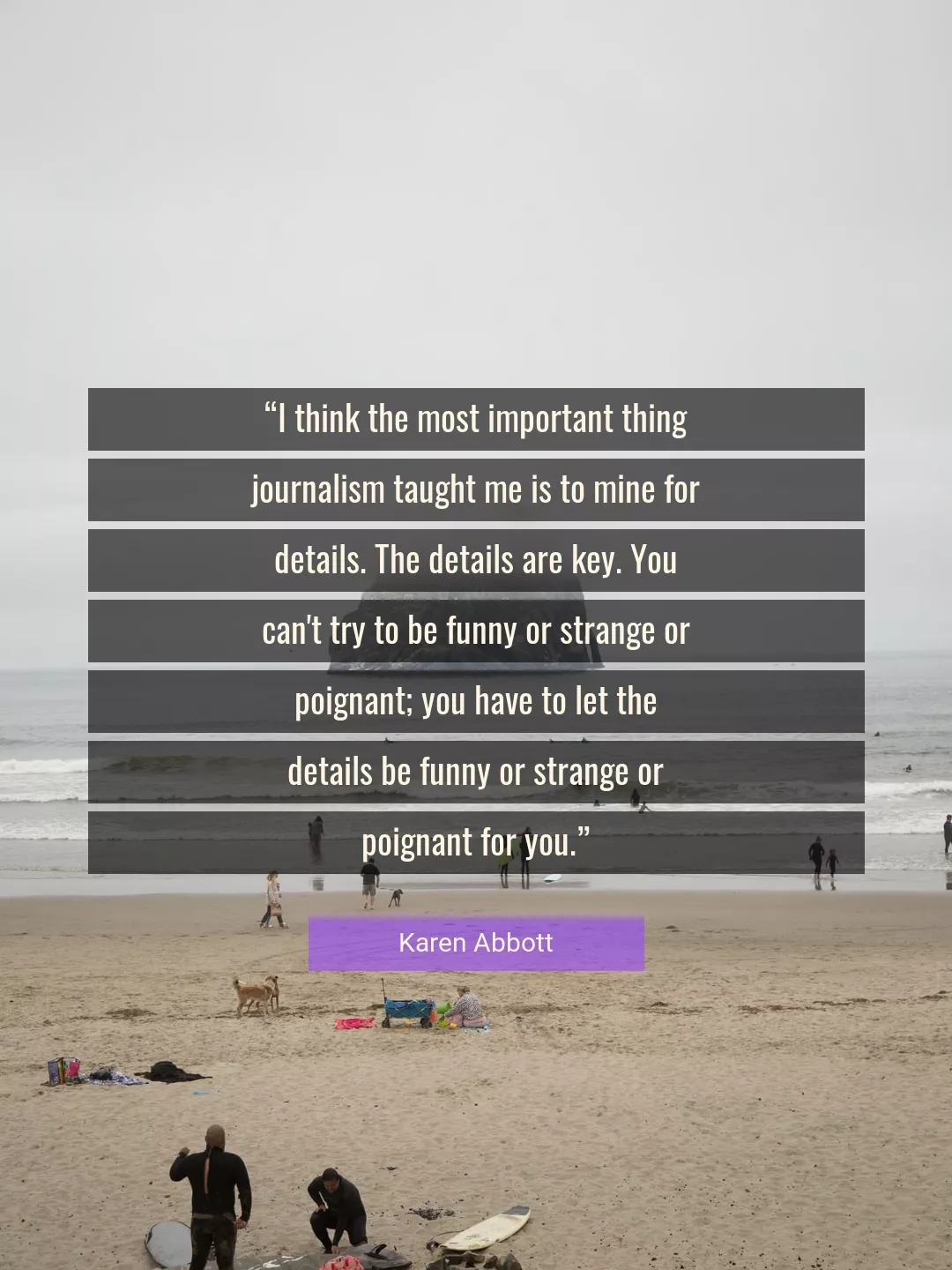 Quote About Funny By Karen Abbott