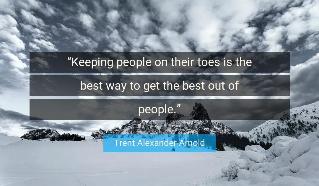 Quote About Best By Trent Alexander-Arnold