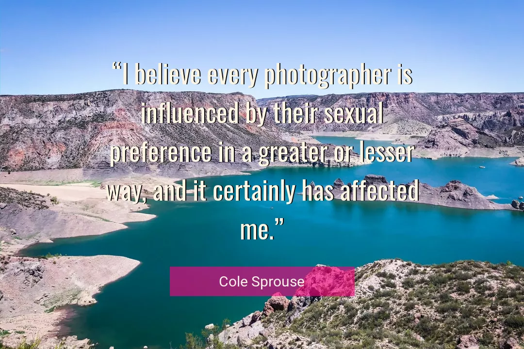 Quote About Me By Cole Sprouse