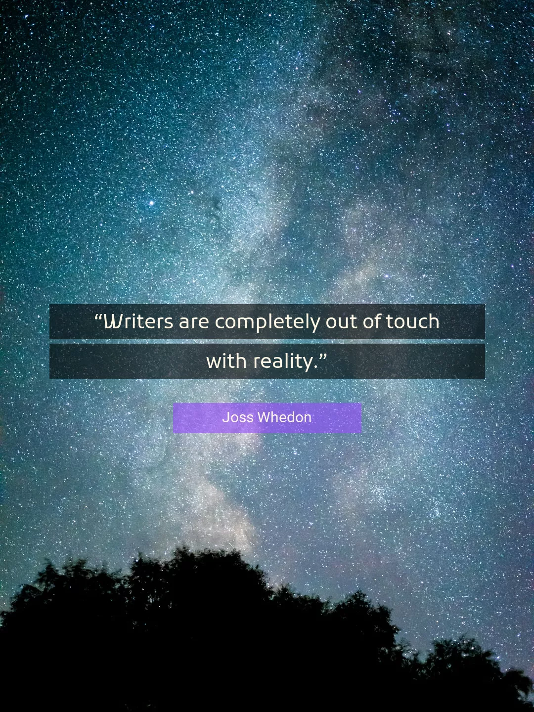 Quote About Reality By Joss Whedon