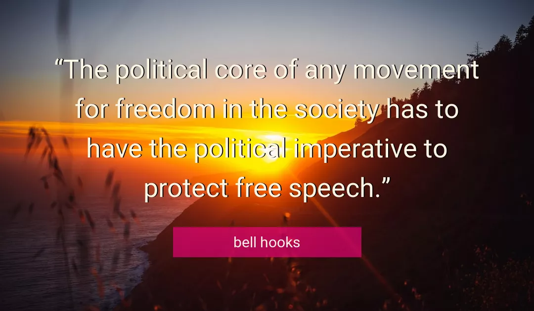 Quote About Society By bell hooks