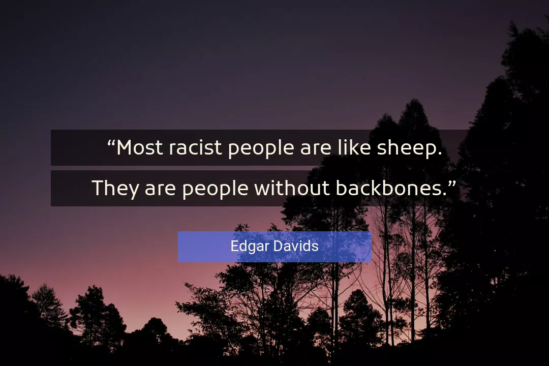 Quote About People By Edgar Davids
