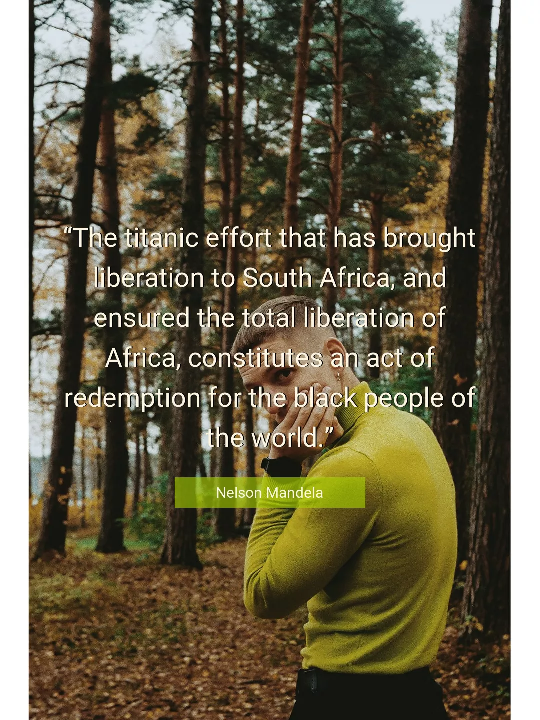 Quote About World By Nelson Mandela
