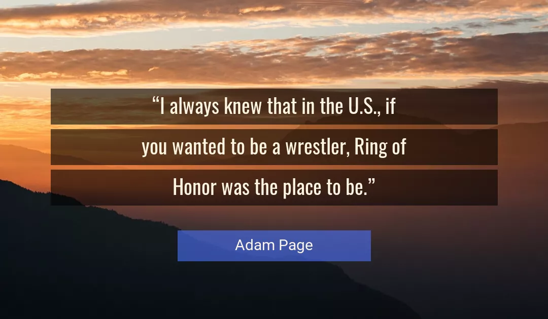 Quote About You By Adam Page