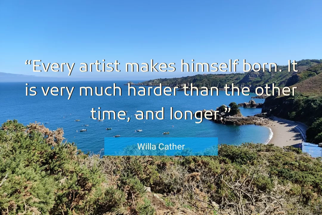 Quote About Time By Willa Cather