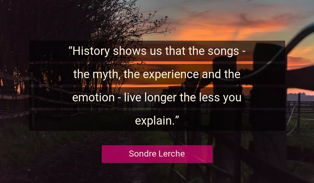 Quote About You By Sondre Lerche