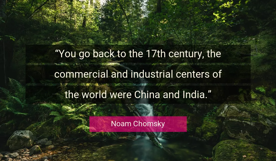 Quote About You By Noam Chomsky