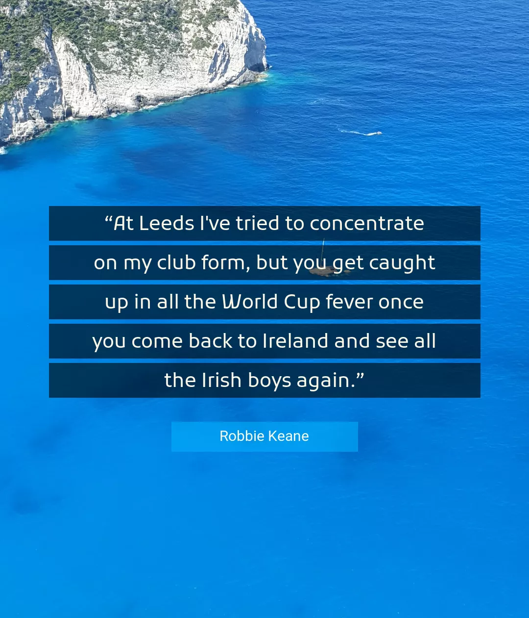 Quote About You By Robbie Keane