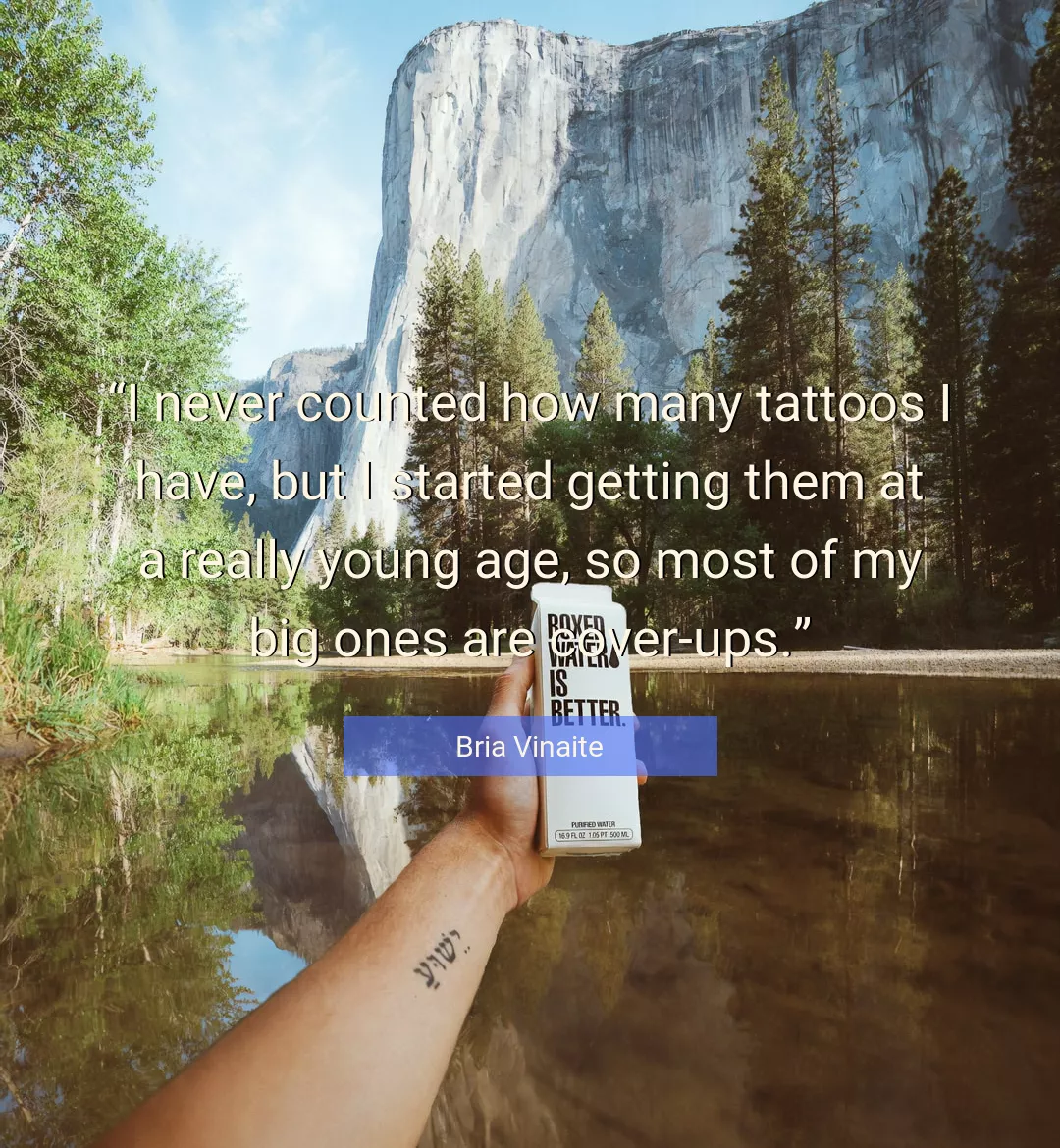Quote About Age By Bria Vinaite