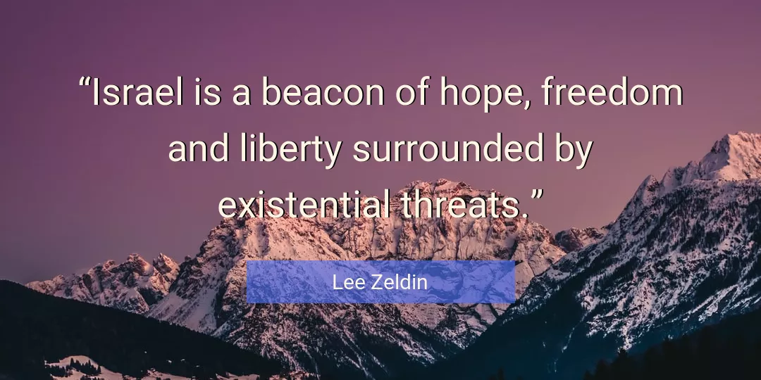 Quote About Hope By Lee Zeldin